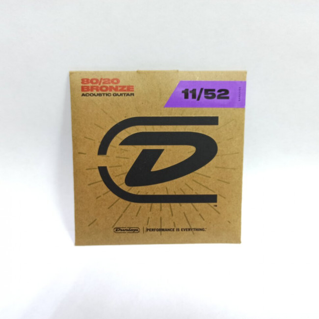 Струны для акустической гитары 11-52 Dunlop DAB1152 Medium Light Струны для акустической гитары 11-52 Dunlop DAB1152 Medium Light