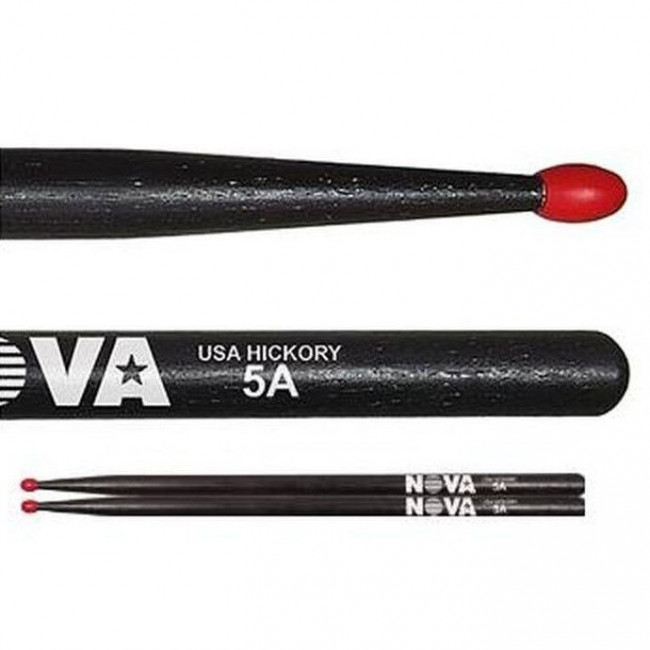 Барабанные палочки Vic Firth N5ANB орех нейлоновый наконечник черные