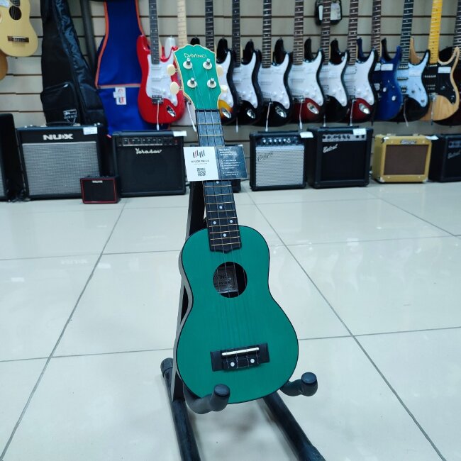 Укулеле сопрано Davinci VINS-10EM цвет изумрудный