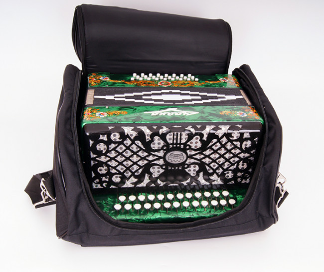 Гармонь Шуйская гармонь "Чайка 204" S6XL-A-GR 25х25-|| зеленая Гармонь Шуйская гармонь "Чайка 204" S6XL-A-GR 25х25-|| зеленая