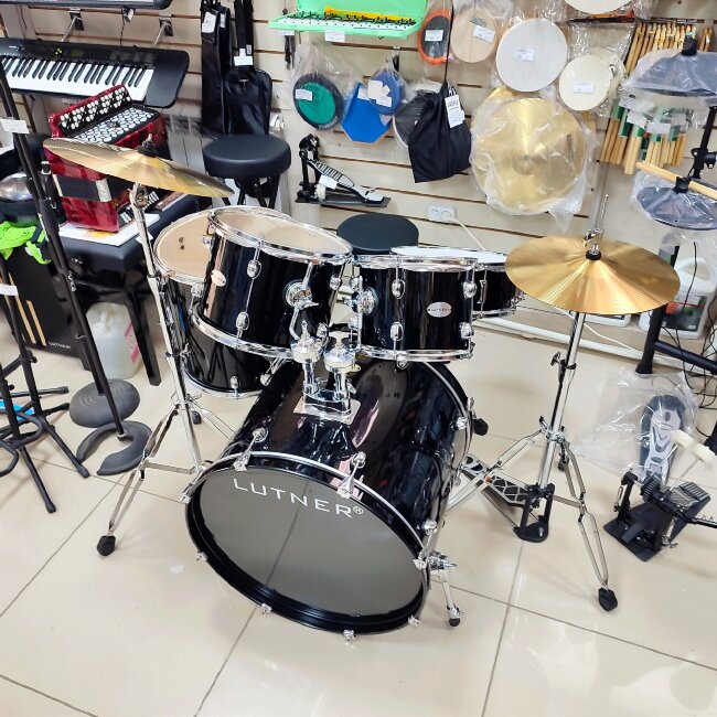 Ударная установка Fleet 08W-1000Black цвет черный Ударная установка Fleet 08W-1000Black цвет черный