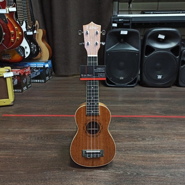 Укулеле сопрано Fabio XU21-22N Mahagoni Укулеле сопрано Fabio XU21-22N Mahagoni