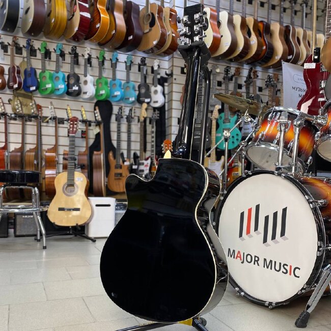 Акустическая гитара HOMAGE LF-401C-B с вырезом Акустическая гитара HOMAGE LF-401C-B с вырезом