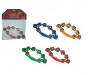 Тамбурин форма "крыло бабочки" 16 пар бубенцов Alice ATB006