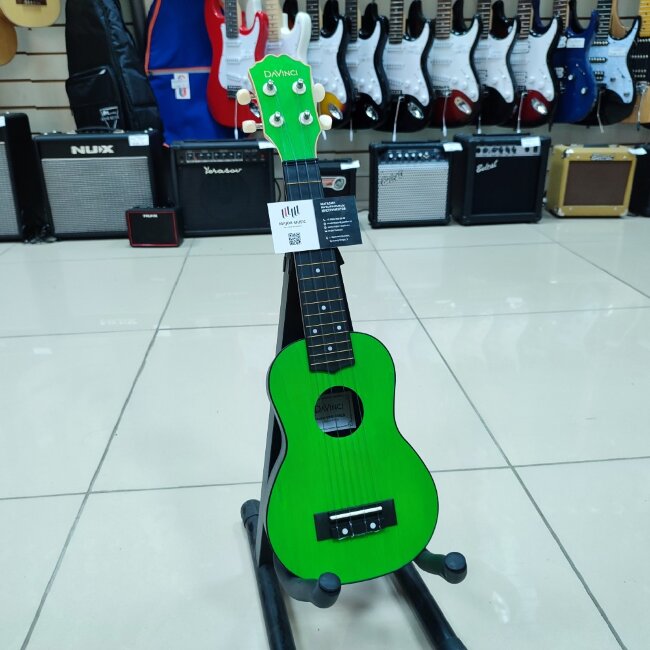 Укулеле сопрано Davinci VINS-10SLD цвет салатовый
