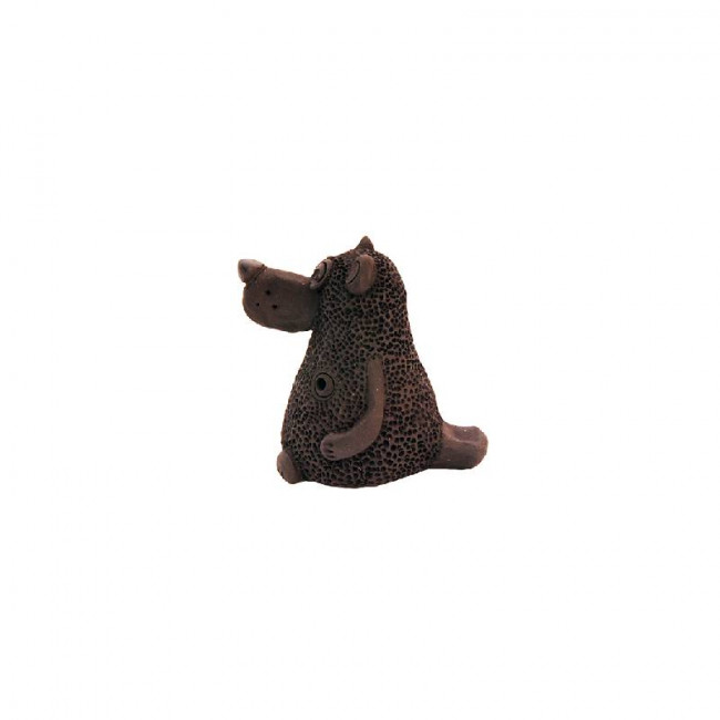 Свистулька Медведь Керамика Щипановых SB06 большая черная