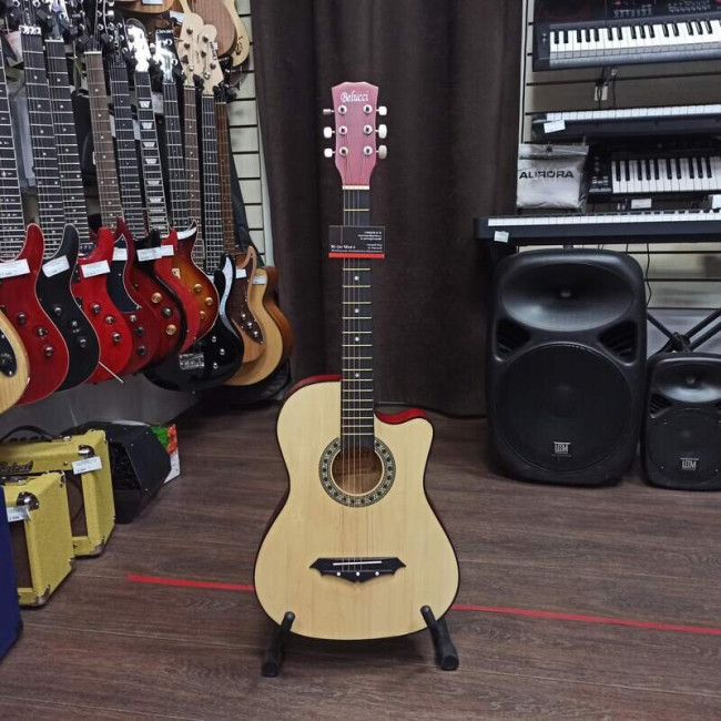 Акустическая гитара Belucci BC3820N с вырезом цвет натуральный Акустическая гитара Belucci BC3820N с вырезом цвет натуральный