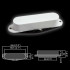 Звукосниматель Belcat BS-02Bridge-WH сингл белый бриджевый Звукосниматель Belcat BS-02Bridge-WH сингл белый бриджевый