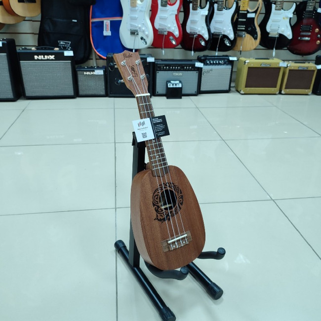 Укулеле сопрано FLIGHT NUP310 PINEAPPLE форма ананас, рисунок акула