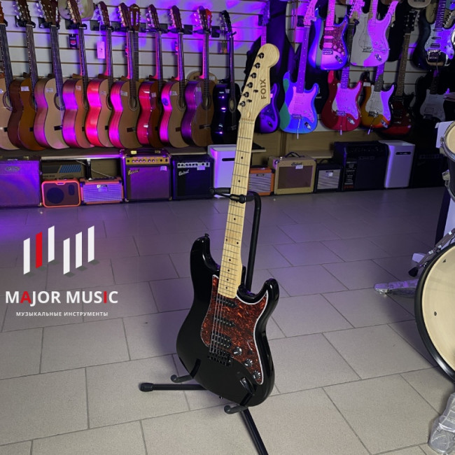 FFG-EST230-BK Электрогитара, черная, Foix