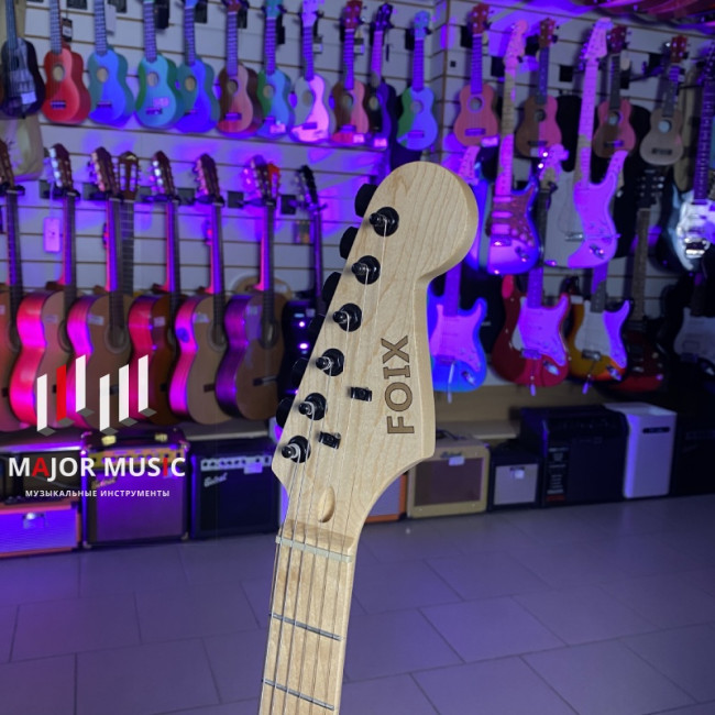 FFG-EST230-BK Электрогитара, черная, Foix