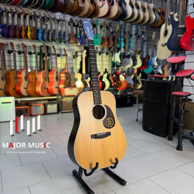 EARTH200F-ATV-SG Earth Series Электро-акустическая гитара, цвет натуральный, Cort