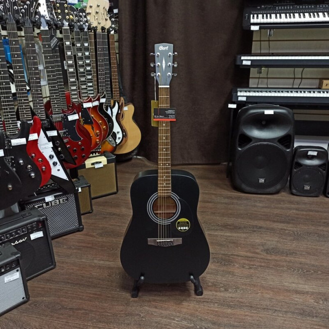 Акустическая гитара Cort AD810-BKS цвет черный