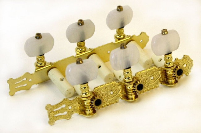 Комплект колковой механики на планке Alice позолоченный AOS-020V1P