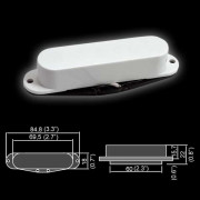 Звукосниматель Belcat BS-02Neck-WH сингл белый нековый Звукосниматель Belcat BS-02Neck-WH сингл белый нековый