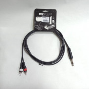 Кабель инсертный Invotone ACA1102 Jack моно 6.3мм-2 x RCA 2м Кабель инсертный Invotone ACA1102 Jack моно 6.3мм-2 x RCA 2м