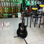 Акустическая гитара Foix FFG-3860C-BK с вырезом цвет черный