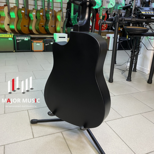 Акустическая гитара Foix FFG-3860C-BK с вырезом цвет черный