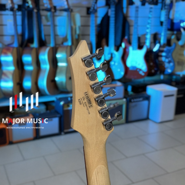 X200-CBL X Series Электрогитара, синяя, Cort