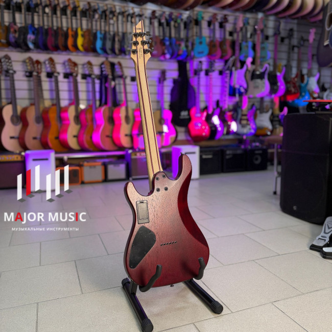 KX500-Etched-EDV KX Series Электрогитара, фиолетовая, Cort